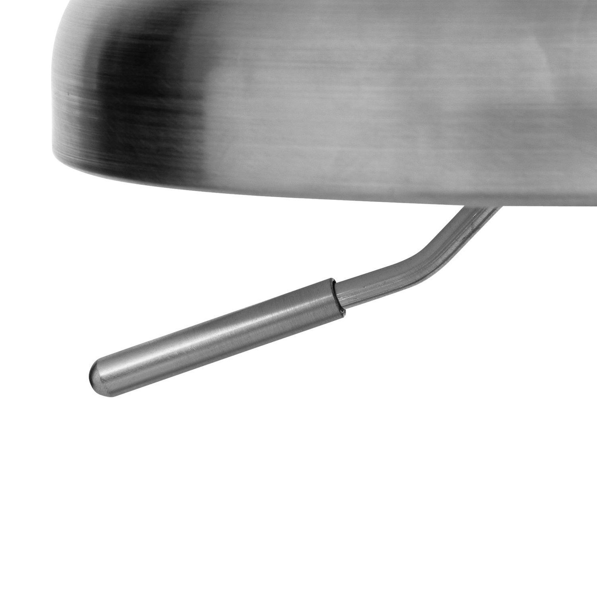 Voir la diapositive 4 : TOILINUX Lot de 2 tabourets en acier chromé isla - h. 75,5 cm - argent