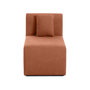 Voir la diapositive 1 : LISA DESIGN Ikare - module d'assise - en tissu