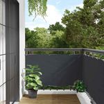 VIDAXL Ecran d'intimite de balcon anthracite 800x75 cm PVC