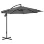 Voir la diapositive 3 : VIDAXL Parasol de jardin en porte-a-feux avec mat en acier anthracite