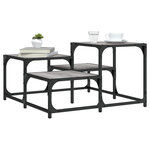 VIDAXL Table basse sonoma gris 68x68x40 cm bois d'ingenierie