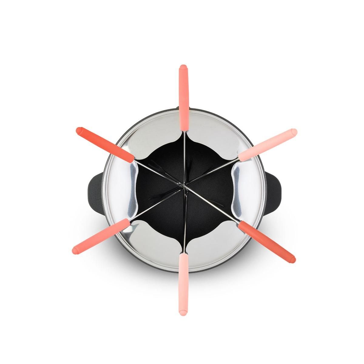 LIVOO Fondue électrique 650w 6 fourchettes - DOC308