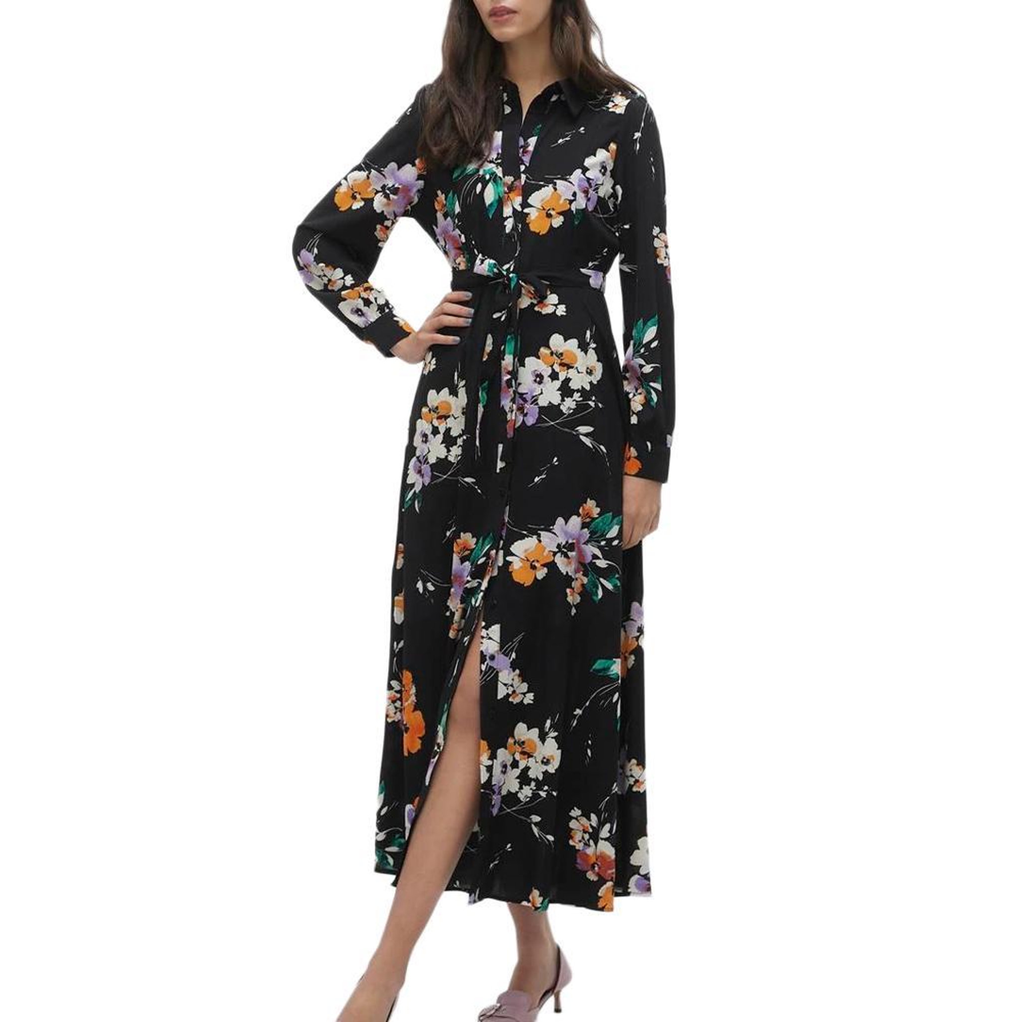 Voir la diapositive 1 : Vero Moda Robe e à Moifs Femme Vero Moda Shilah Naja