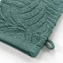 Voir la diapositive 3 : Paris Prix Lot de 2 Gants de Toilette  Madeira  15x21cm Emeraude