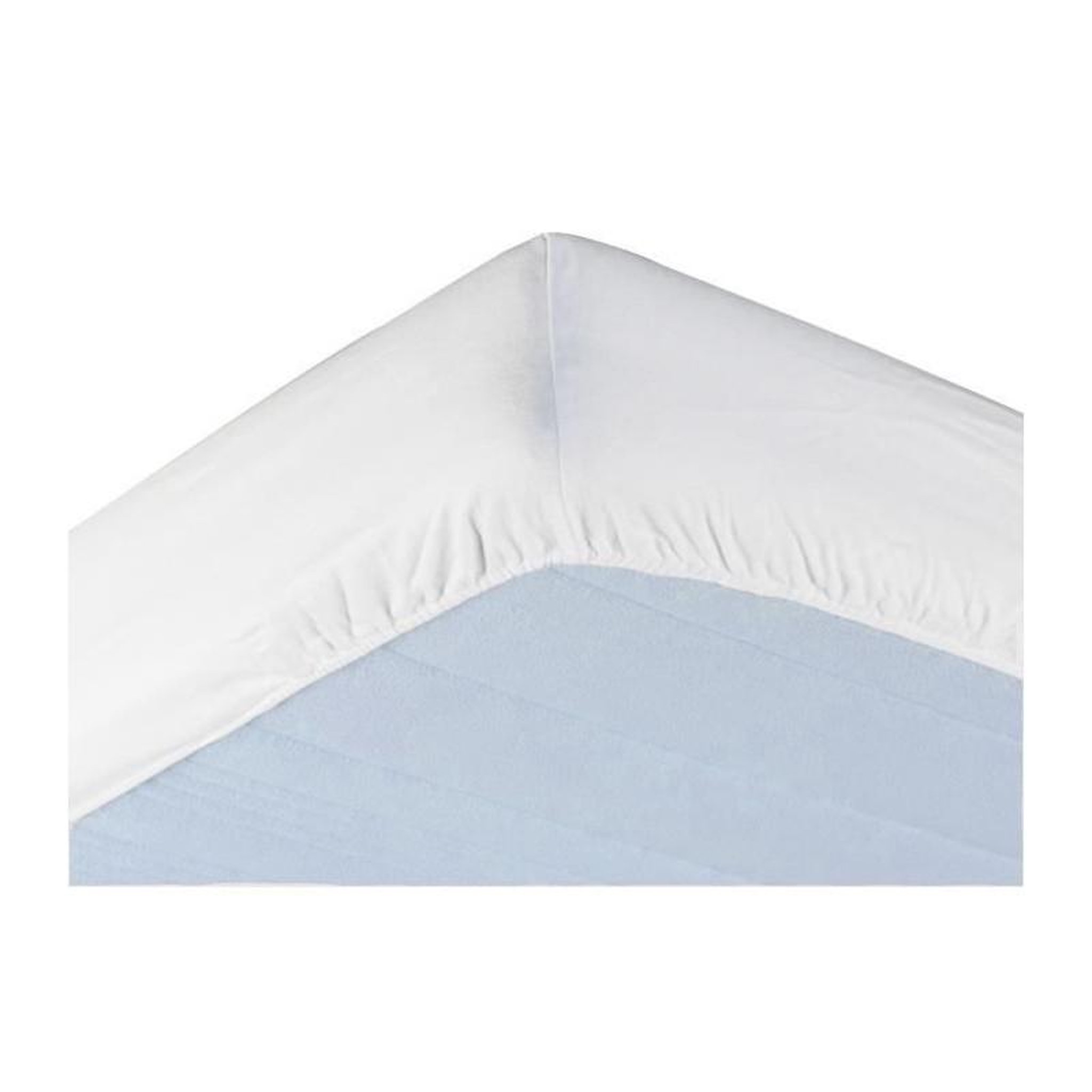 Voir la diapositive 2 : POYET MOTTE Alese forme housse impermeable Transalese eponge 100% coton - 90 x 200 cm - Blanc