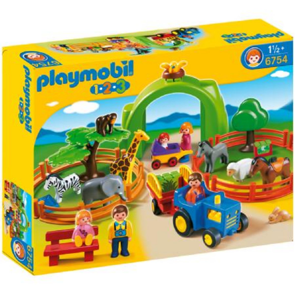 PLAYMOBIL 6754 Coffret Grand Zoo 1 2 3