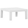 Voir la diapositive 4 : VIDAXL Salon de jardin 4 pcs avec coussins Plastique Blanc