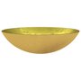 Voir la diapositive 3 : VIDAXL Lavabo Verre 50x37x14 cm Dore