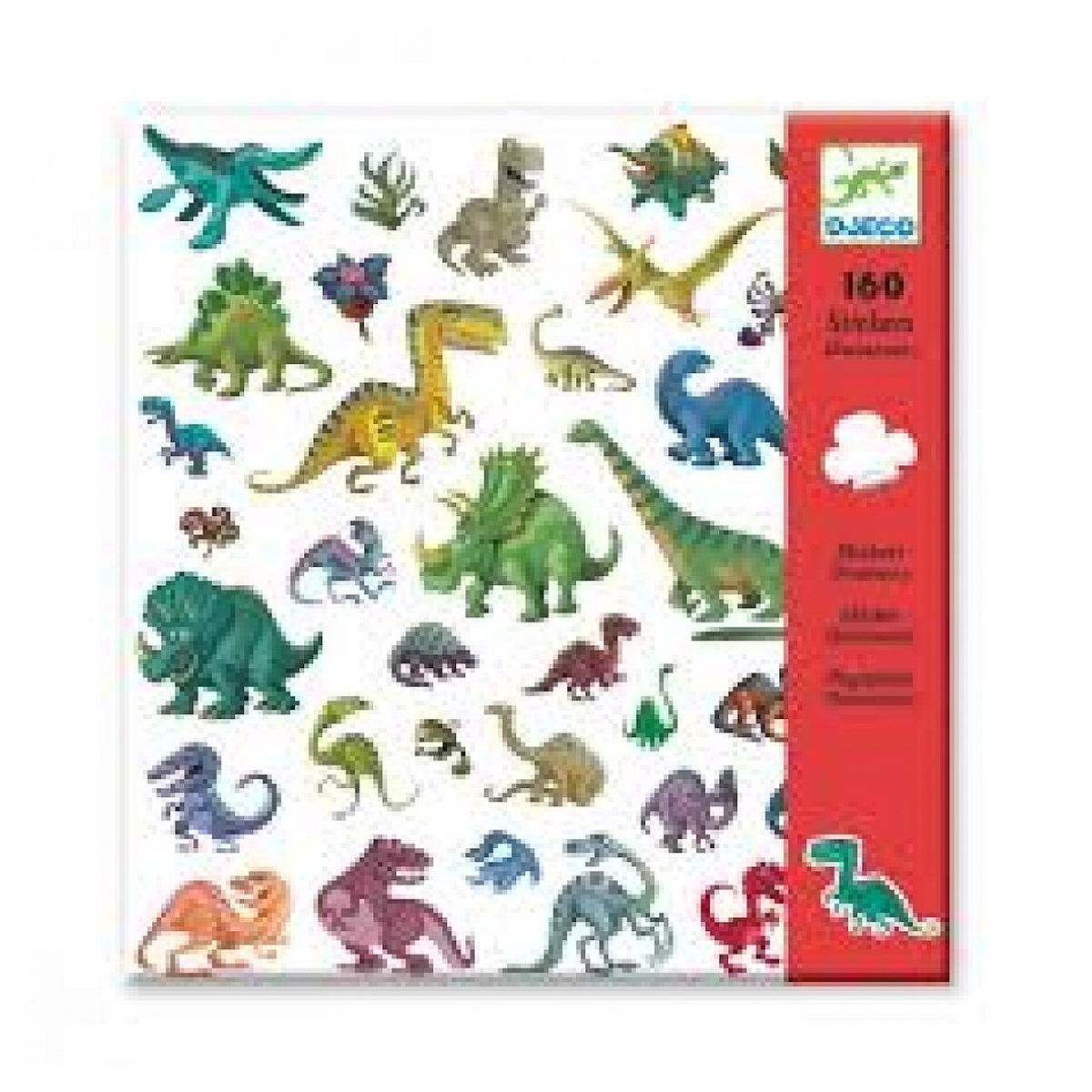 Djeco Stickers en papier Dinosaures