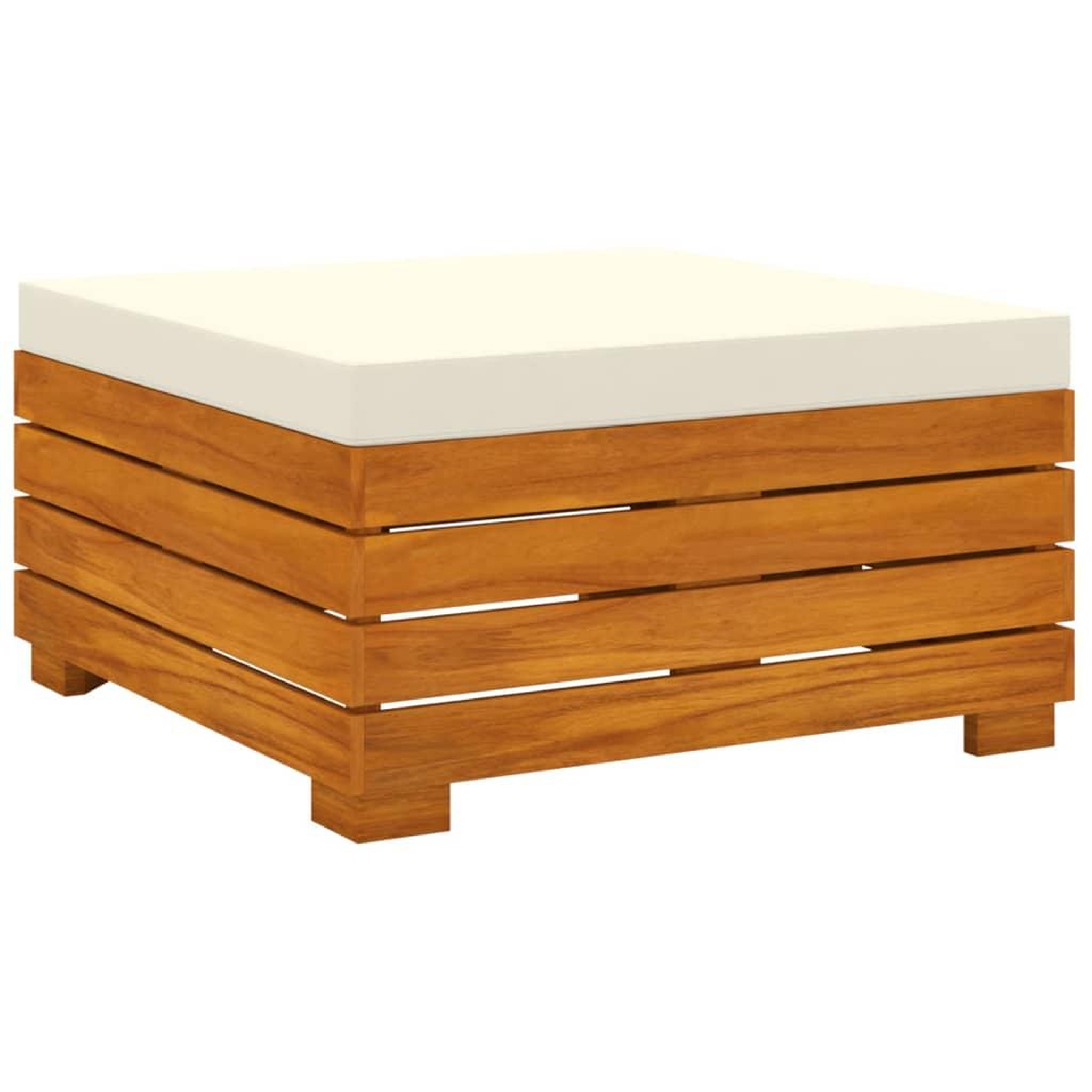 Voir la diapositive 5 : VIDAXL Salon de jardin 6 pcs avec coussins Bois d'acacia solide