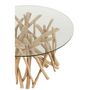 Voir la diapositive 3 : Paris Prix Table Basse en Teck  Driftwood  63cm Naturel