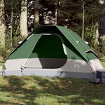 VIDAXL Tente de camping a dome 2 personne vert impermeable