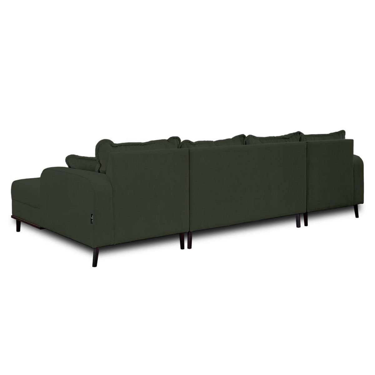 LISA DESIGN Albane - canapé panoramique en u - 7 places - en velours côtelé