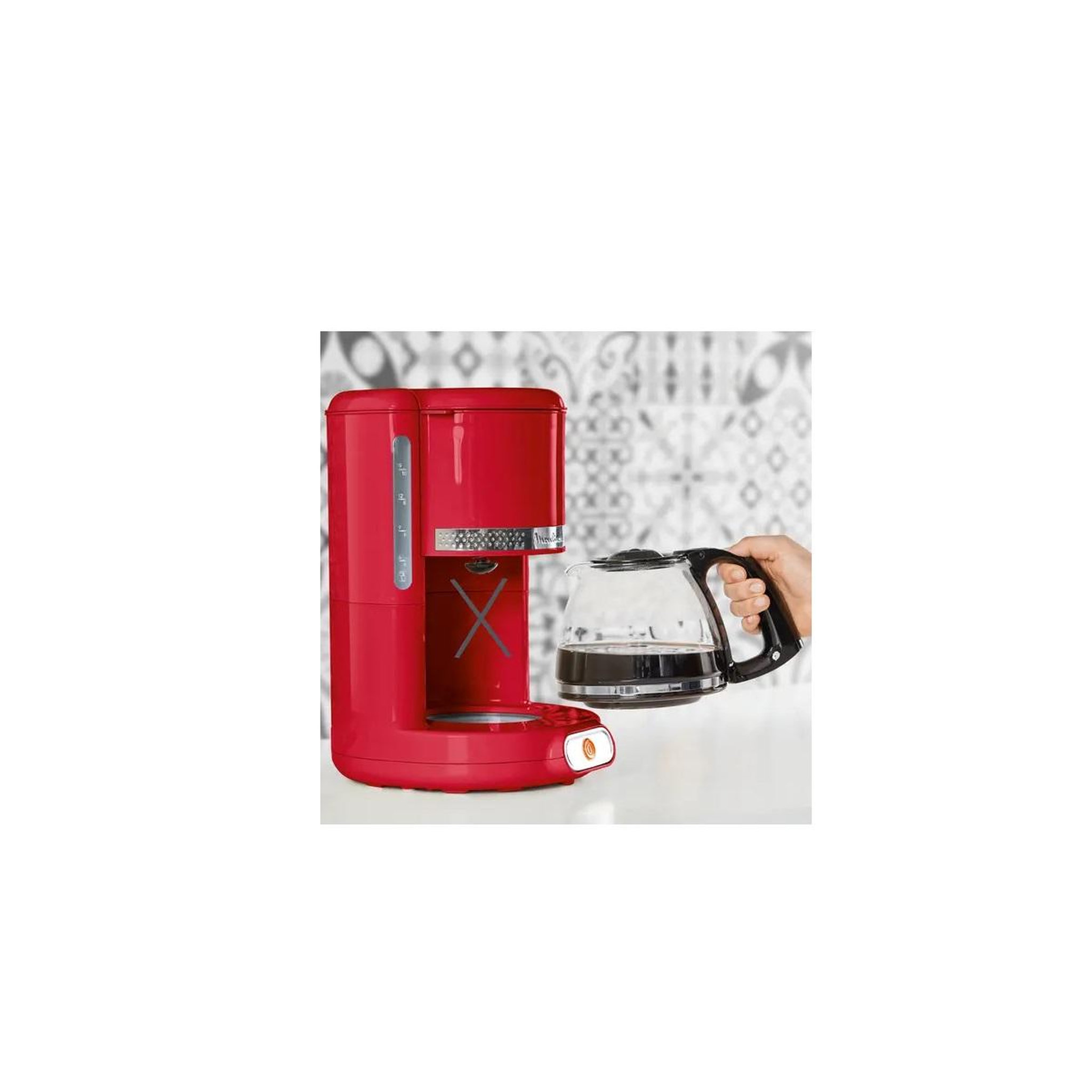 Voir la diapositive 3 : MOULINEX Cafetière filtre 1.25l 10-15 tasse - fg381510