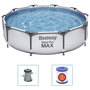 Voir la diapositive 1 : BESTWAY Bestway Ensemble de piscine Steel Pro MAX 305x76 cm
