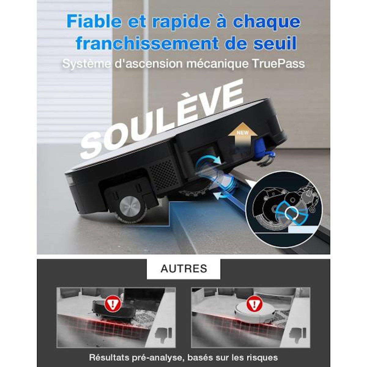 ECOVACS Robot Aspirateur Laveur Deebot X11 Pro Omni