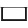 Voir la diapositive 5 : VIDAXL Pieds de table basse forme de U 2 pcs noir 70x(30-31) cm acier