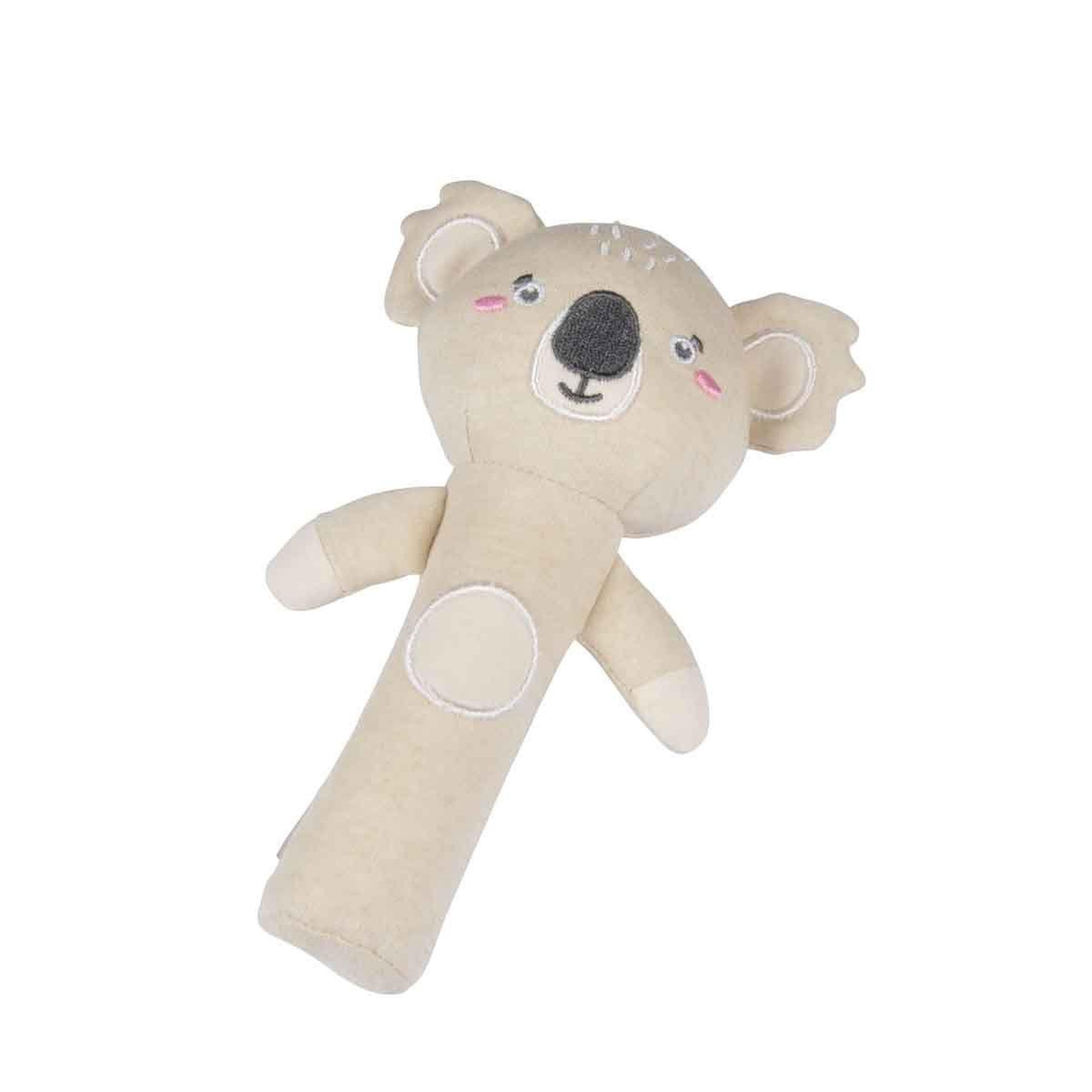 BEBE DOUCEUR Doudou hochet long bébé  koala  18cm naturel