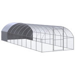 VIDAXL Poulailler d'exterieur 3x10x2 m Acier galvanise