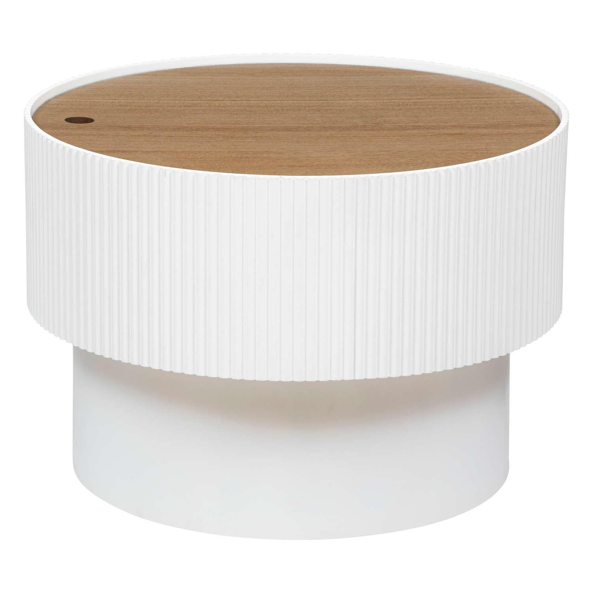 Voir la diapositive 1 : ATMOSPHERA Table basse coffre en bois ENOLA