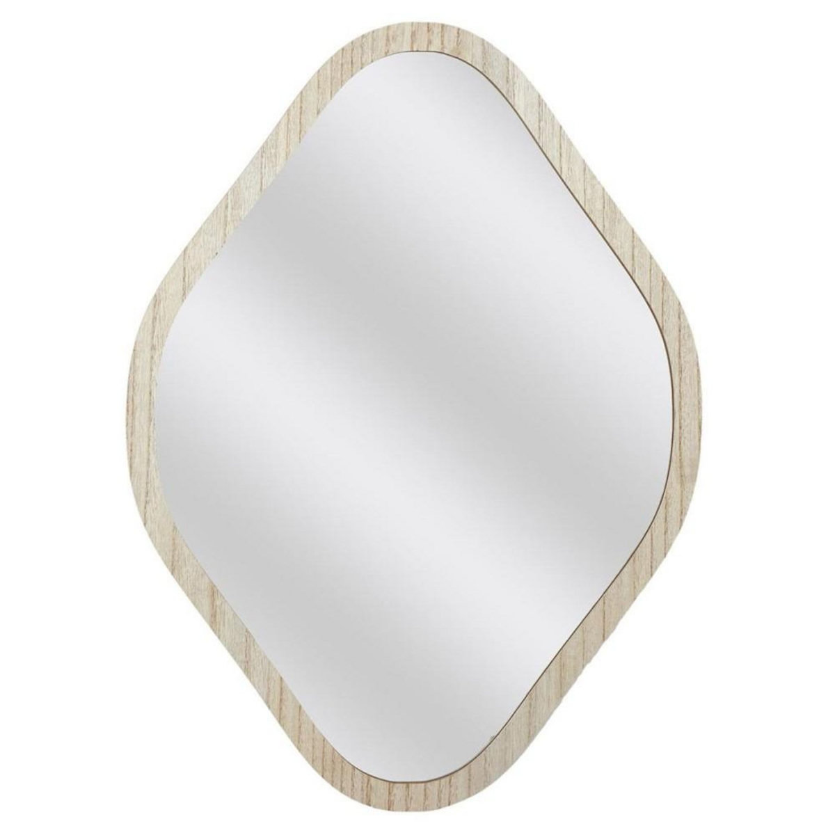 The Home Deco Factory Miroir contour bois losange Elio H60