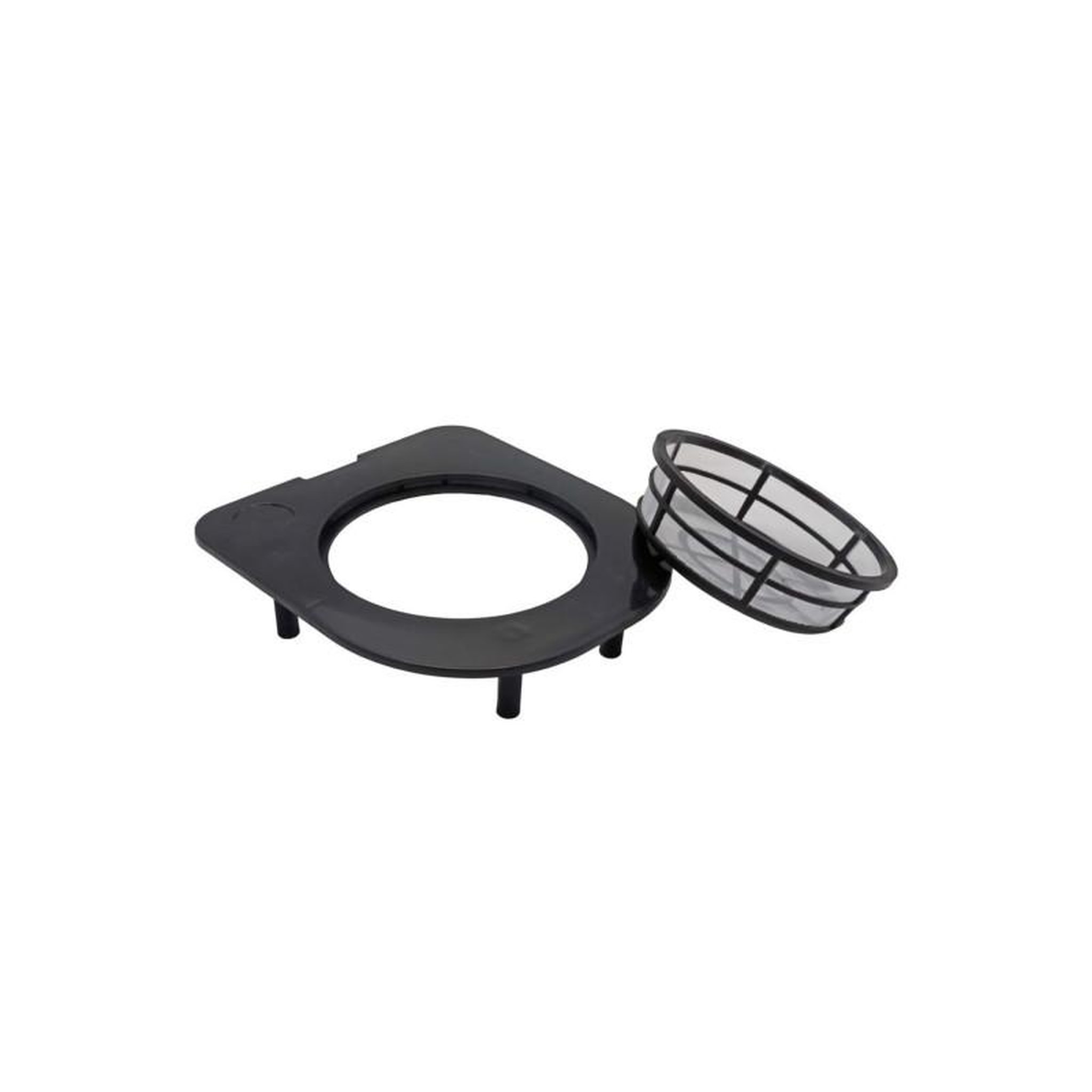 Voir la diapositive 5 : NATURE Jardiniere murale - Kit mural composé d'un support mural et de 4 pots (1 L) - Noir - Dim H 15 x L 60 cm - NATURE