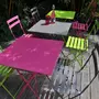 GARDENSTAR Chaise de jardin pliante acier vert anis POP