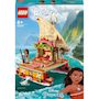 Voir la diapositive 1 : LEGO Disney Princess 43210 Le bateau d'exploration de Vaiana, Jouet avec Mini-Poupée Sina, et Figurine Dauphin