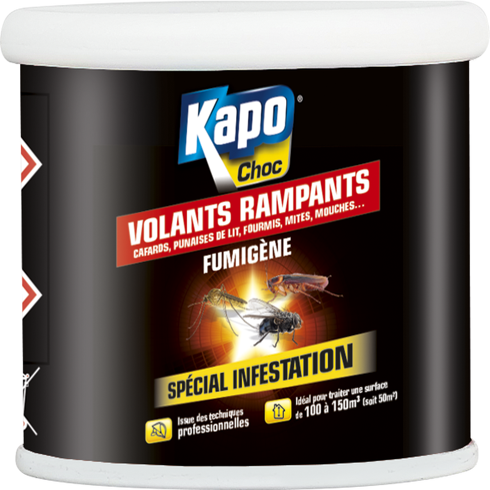 Kapo Insecticide fumigène tous insectes KAPO, 150m3
