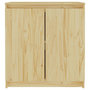 Voir la diapositive 5 : VIDAXL Armoire latérale 60x36x65 cm bois de pin massif