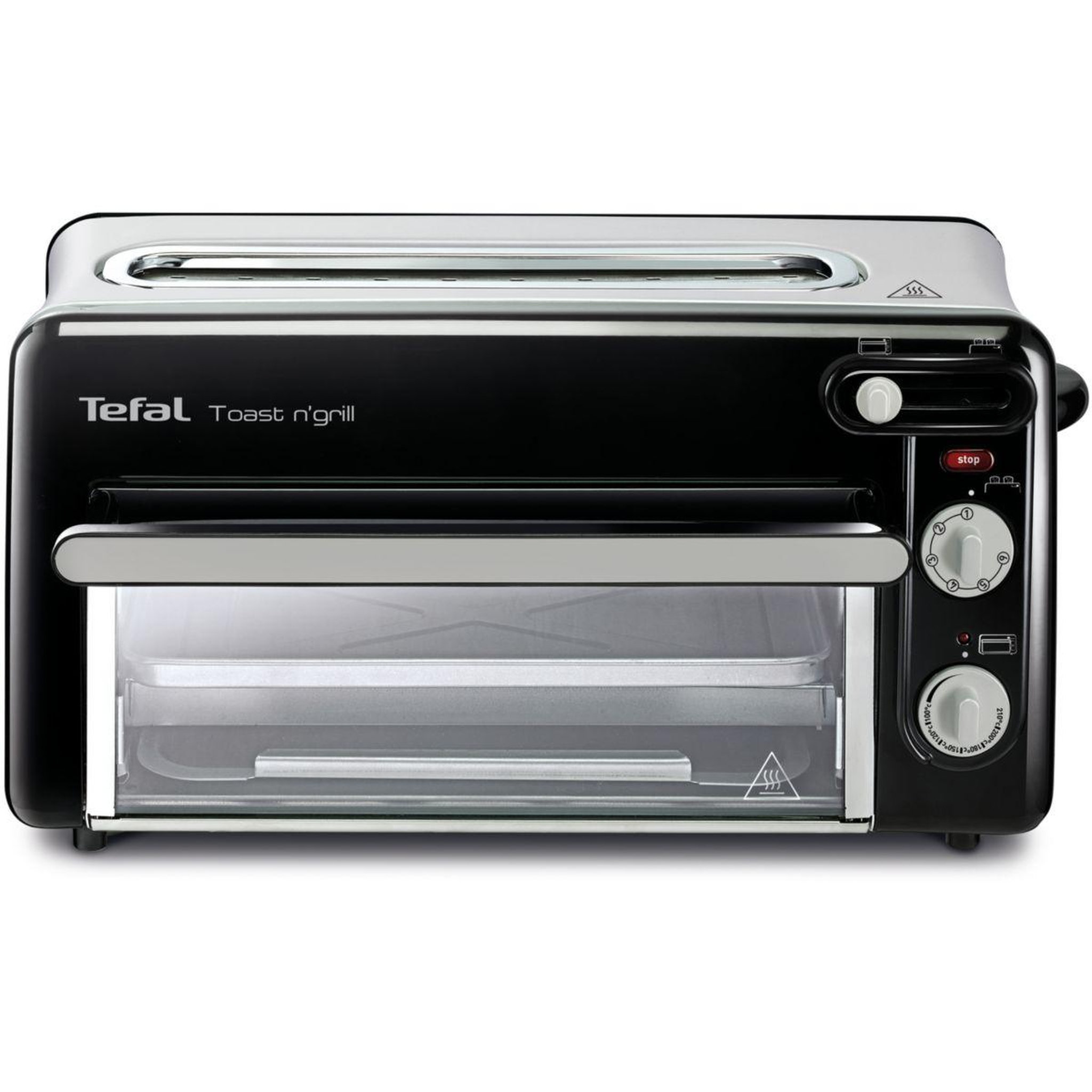 Voir la diapositive 2 : TEFAL Grille-pain toast'n grill mini four tl600830