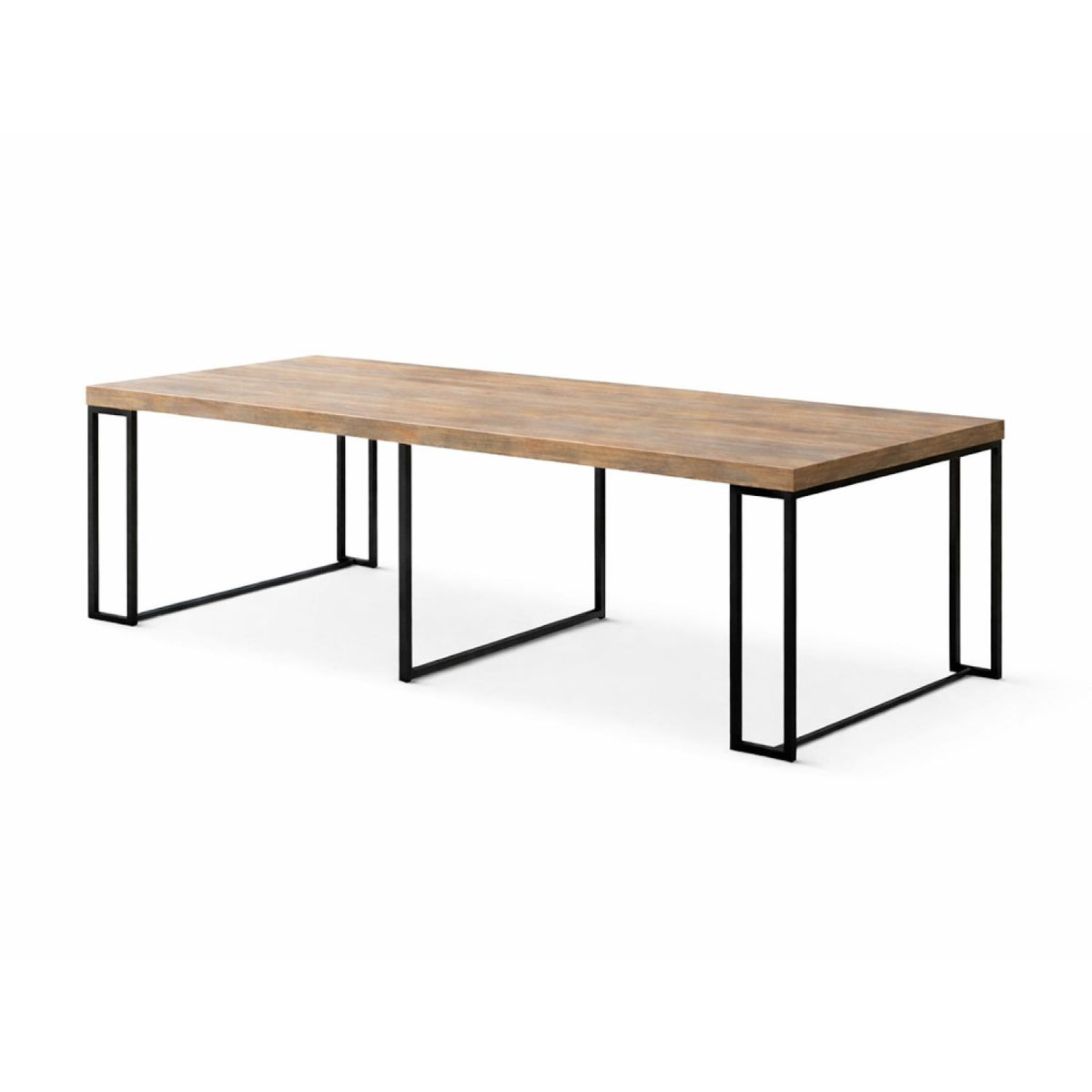 CONCEPT USINE Table extensible 10-12 personnes effet bois 300cm KAMA