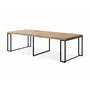 Voir la diapositive 1 : CONCEPT USINE Table extensible 10-12 personnes effet bois 300cm KAMA