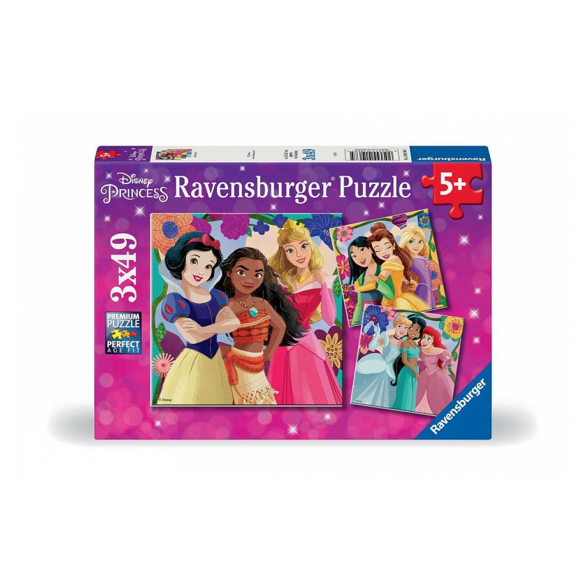 RAVENSBURGER Puzzles 3x49 p - girl power  / disney princesses