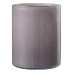 Paris Prix Photophore Design en Verre  Jade  18cm Mauve