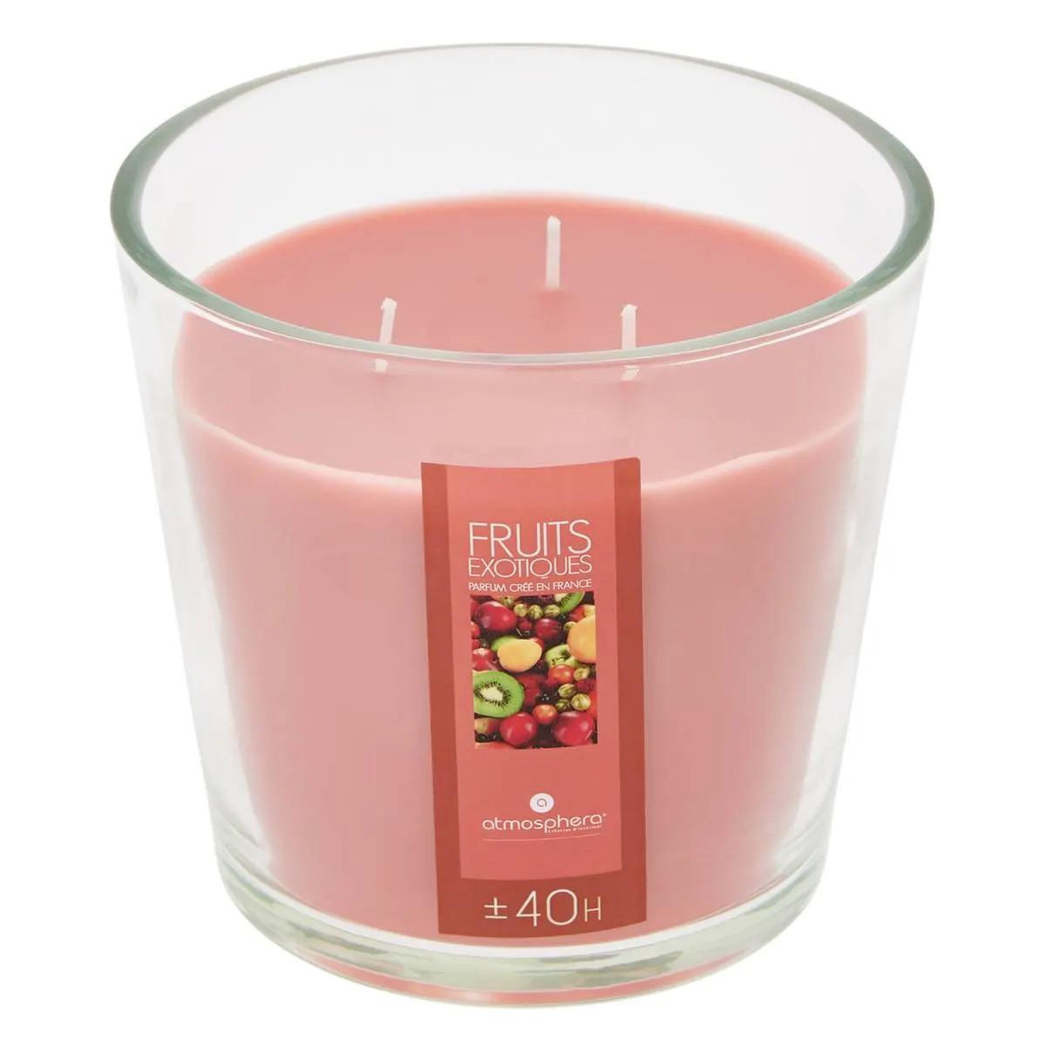 COMPTOIR DE LA BOUGIE Bougie parfumée  nina  500g fruits exotiques