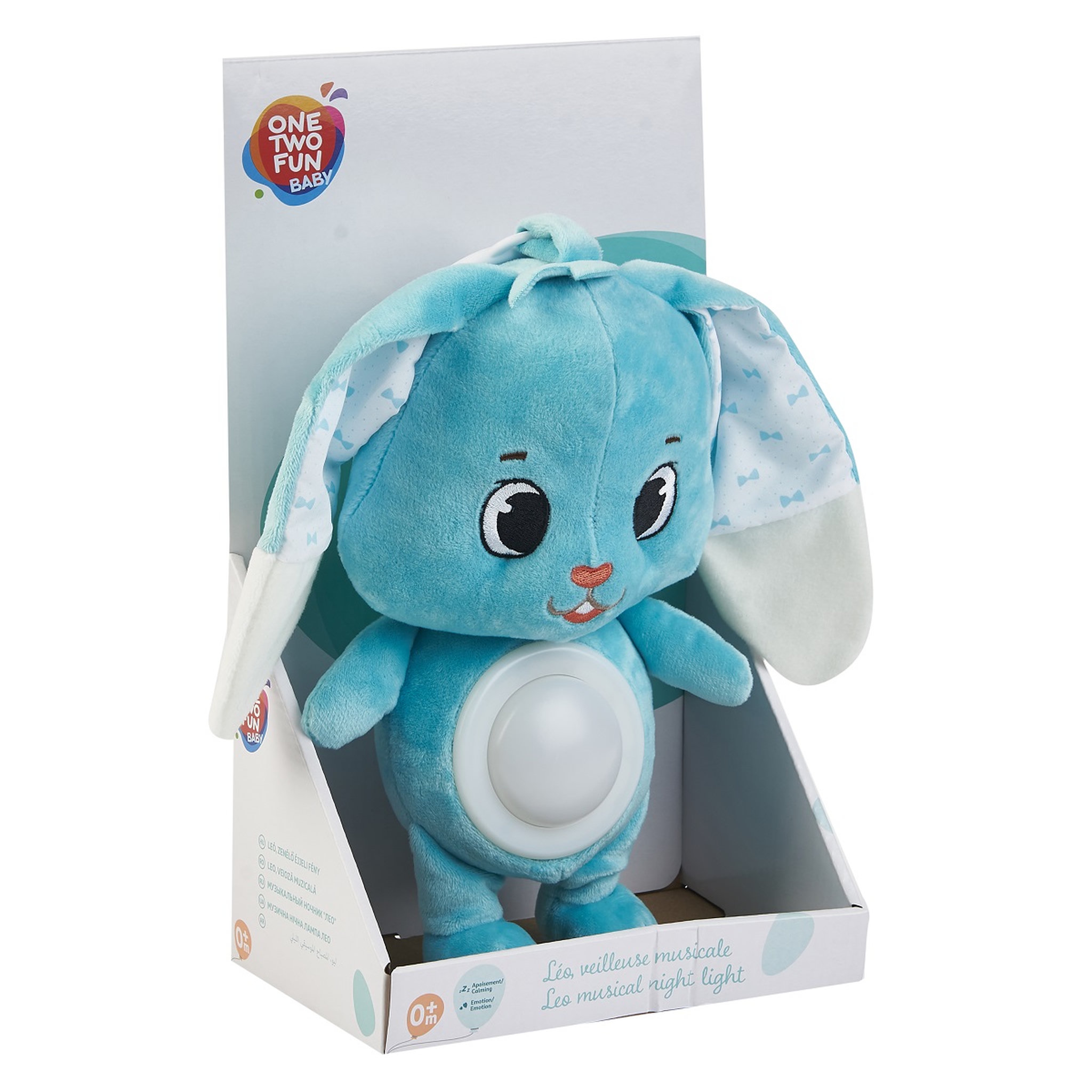 Voir la diapositive 4 : One Two Fun Ma peluche musicale Léo - Bleu