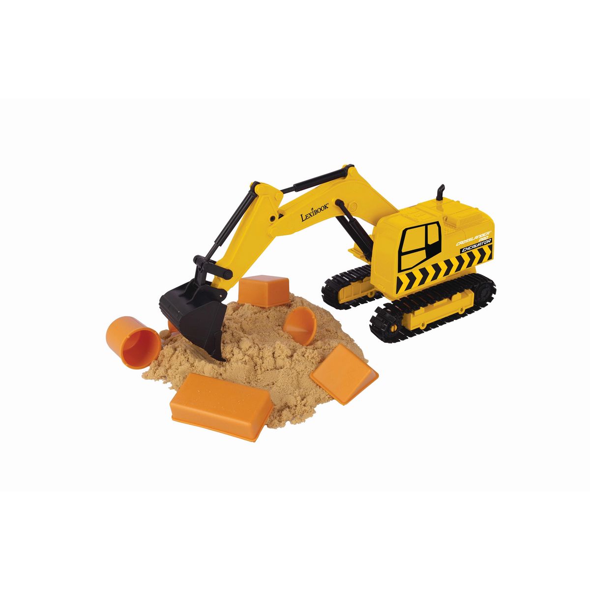 Lexibook Crosslander PRO Tractopelle télécommandé avec bras articulé