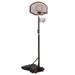 VIDAXL Support de basket-ball Noir 216-250 cm Polyethylene