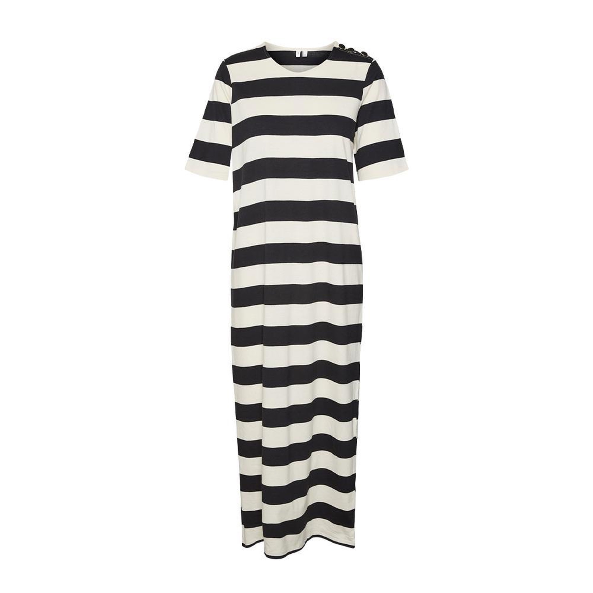 Voir la diapositive 2 : Vero Moda Robe Noir/Beige Femme Vero Moda Milla