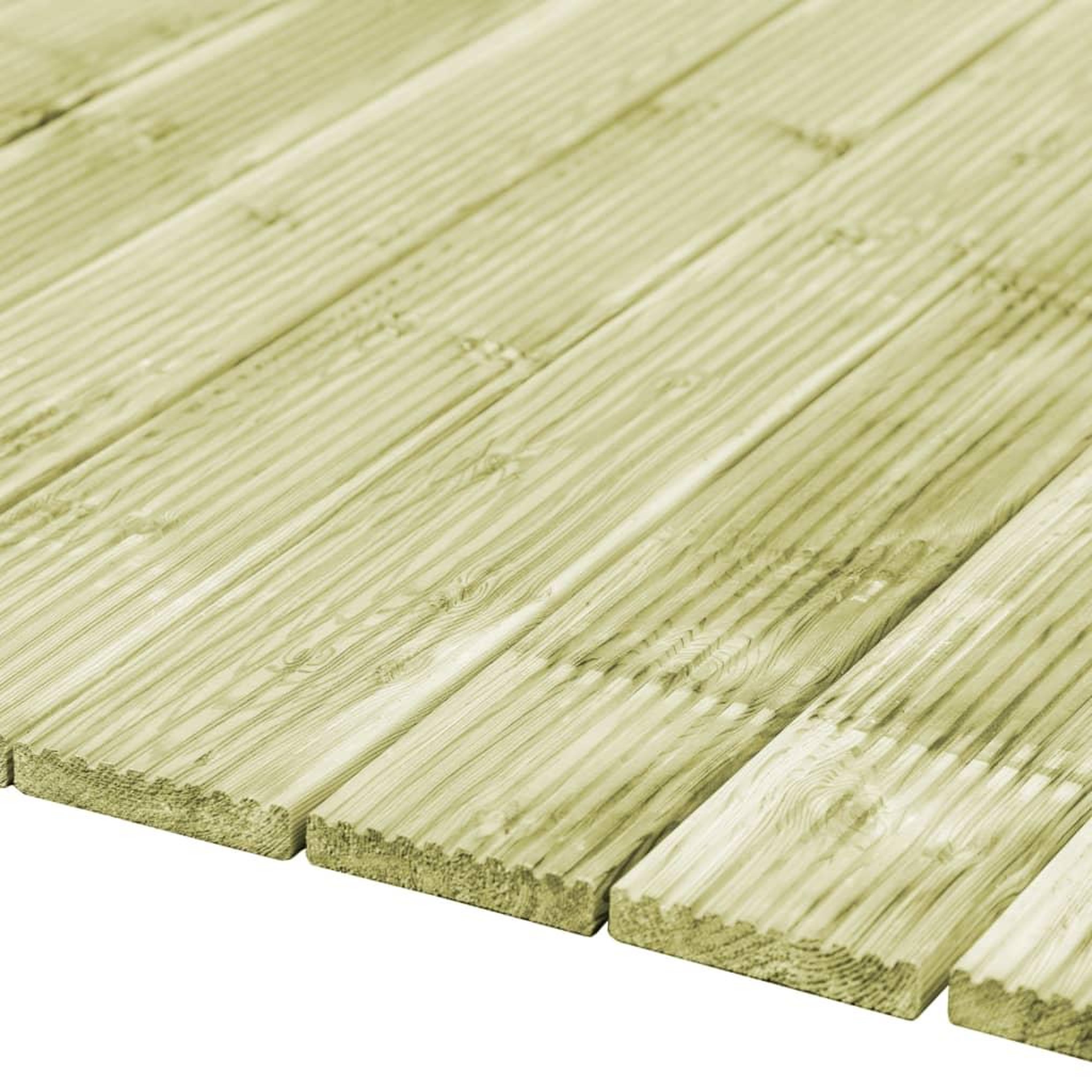 Voir la diapositive 3 : VIDAXL Panneaux de terrasse 16 pcs 2,32 m² 1 m Pin massif impregne