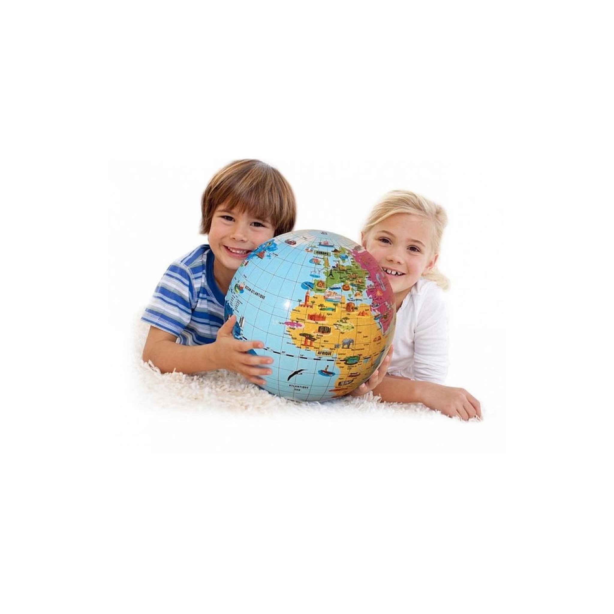 Voir la diapositive 2 : BASS & BASS Ballon gonflable Merveilles du monde 42cm
