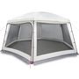 Voir la diapositive 2 : VIDAXL Tente piscine toit amovible parois maille gris 618x532 cm