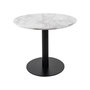 Voir la diapositive 1 : LISA DESIGN Valverde - table basse ronde - effet marbre - noir - 70 cm