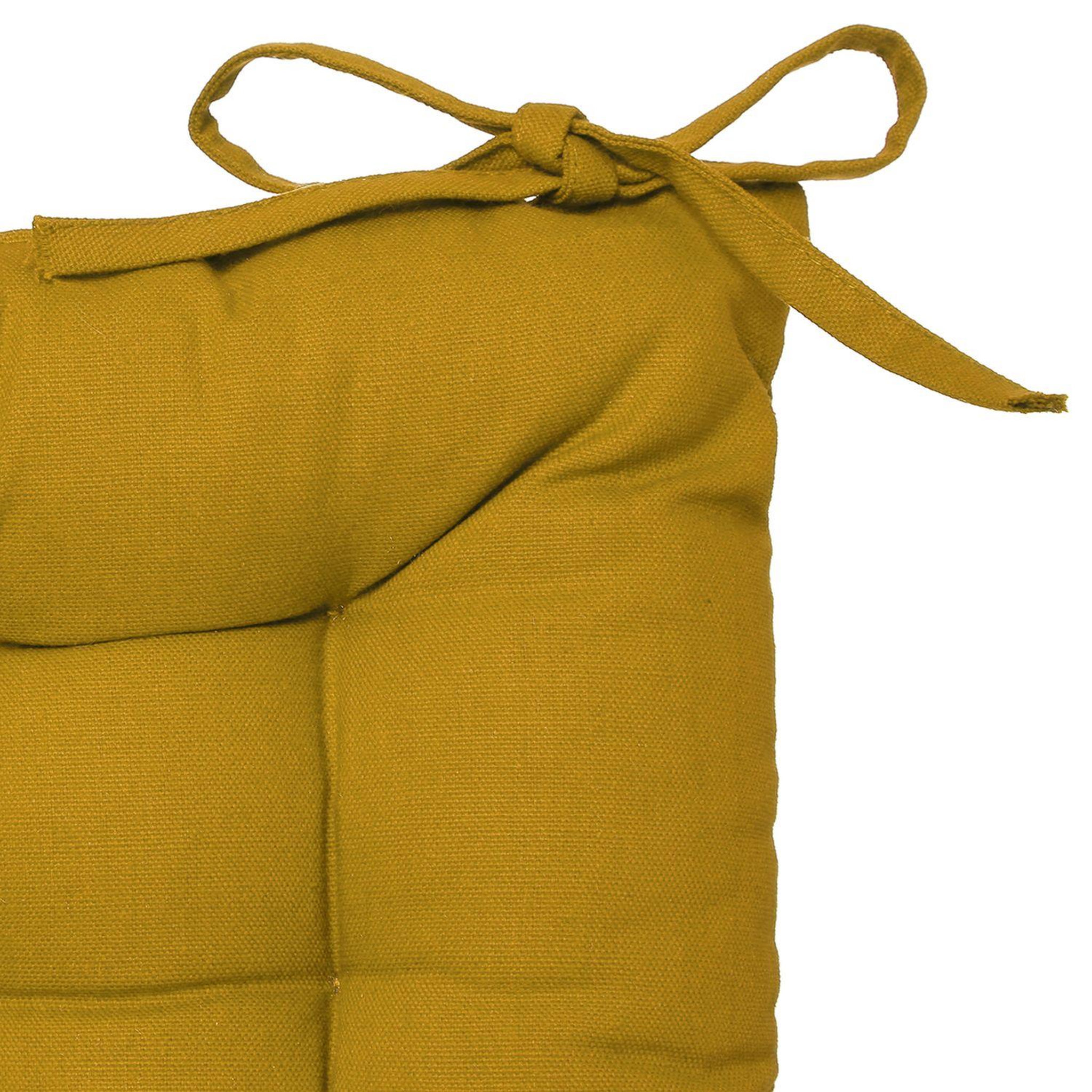 Voir la diapositive 2 : ATMOSPHERA Galette de chaise - Ocre
