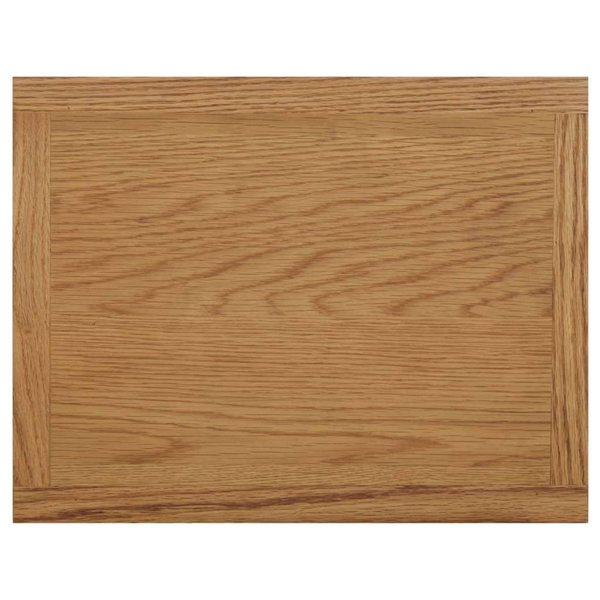 VIDAXL Table a revues 45x35x55 cm Bois de chene solide