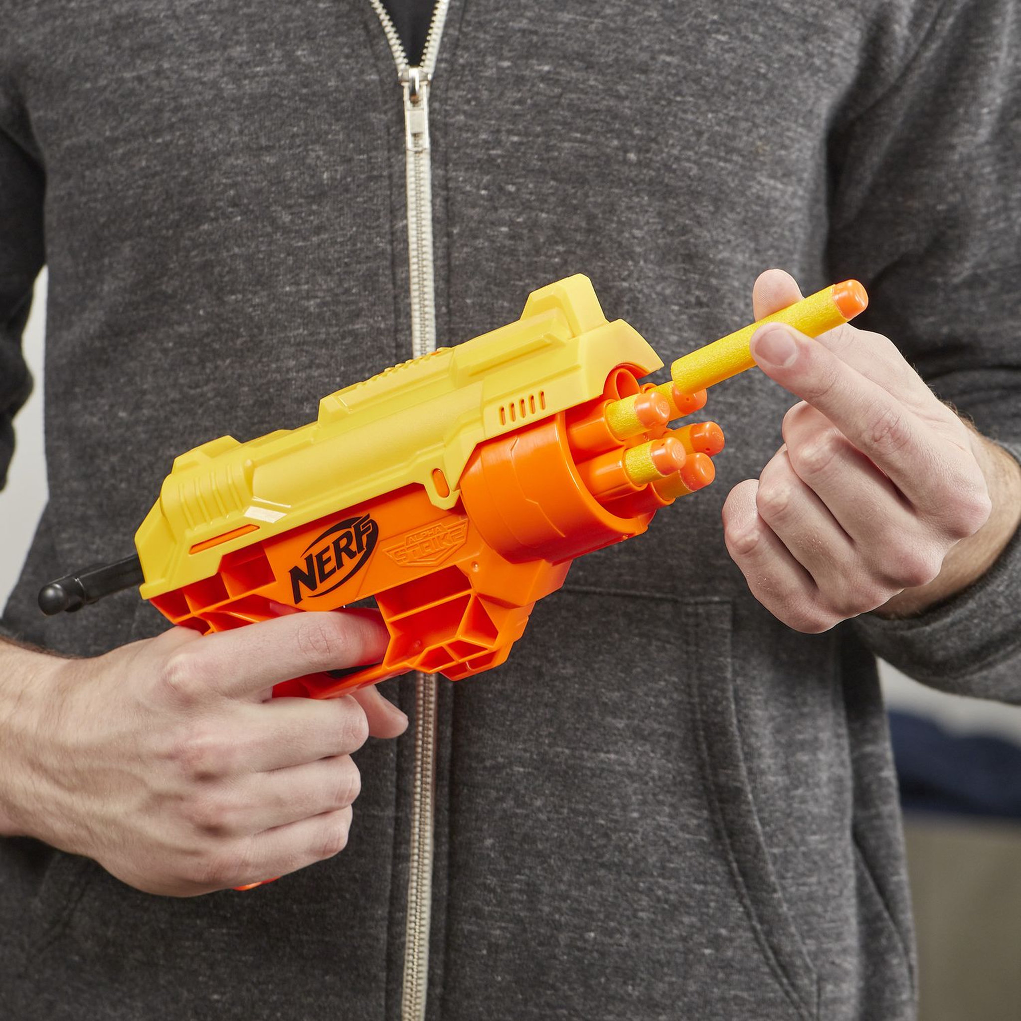 Voir la diapositive 2 : NERF Nerf Alphastrike Cobra RC-6 + Fléchettes + Cibles Nerf Elite Officielles