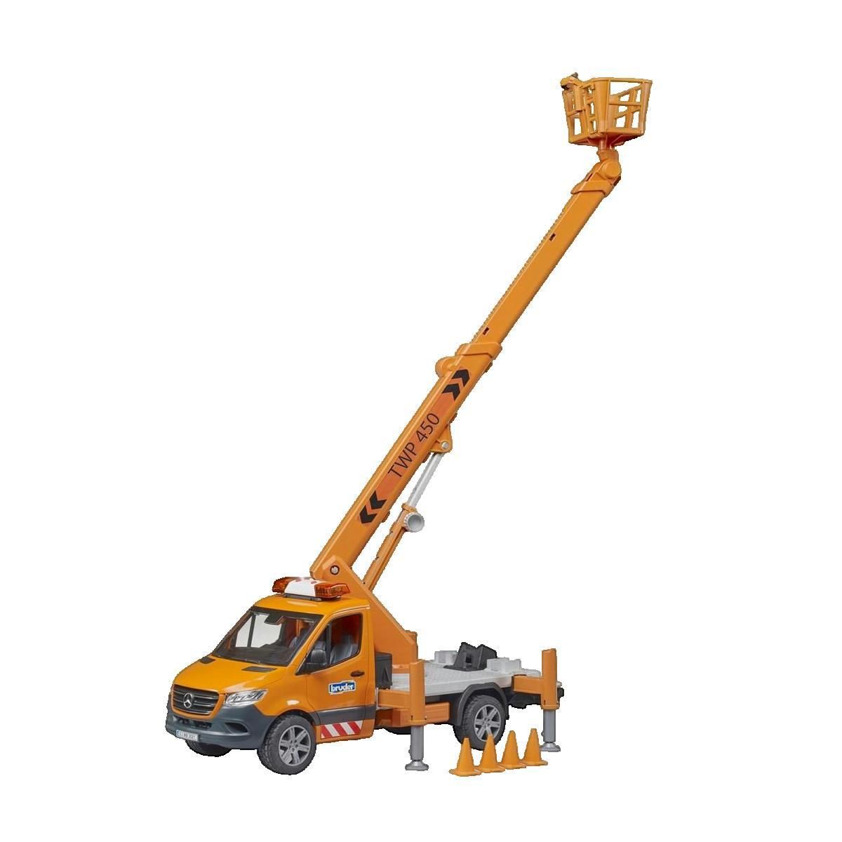 Bruder Véhicule de jeu Bruder MB Sprinter avec nacelle élévatrice