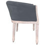 Voir la diapositive 4 : VIDAXL Banc Gris fonce 98x56x69 cm Velours