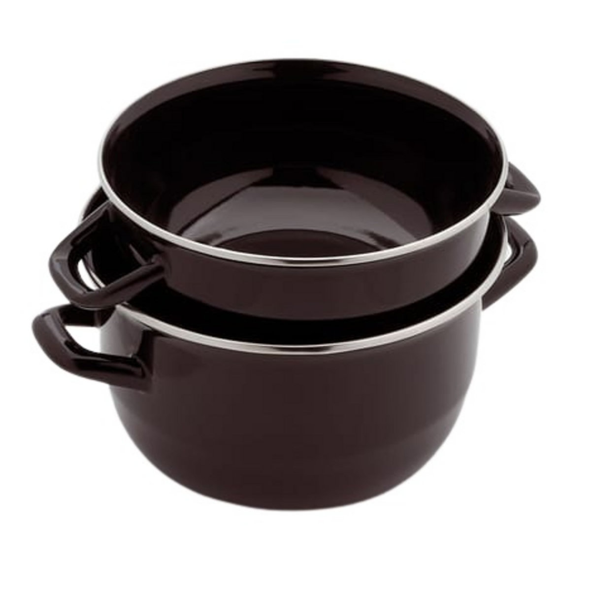 BAUMALU Marmite à moules email 24 cm